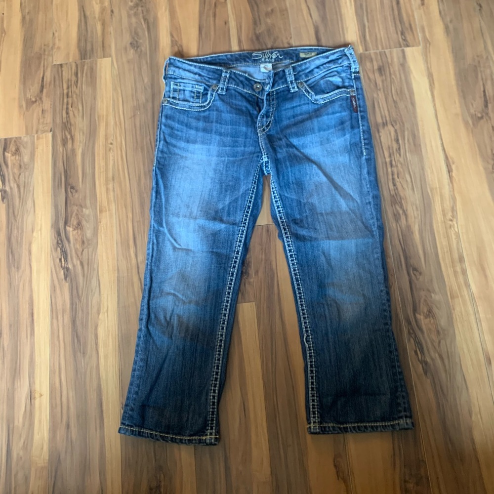 Silver Aiko capris